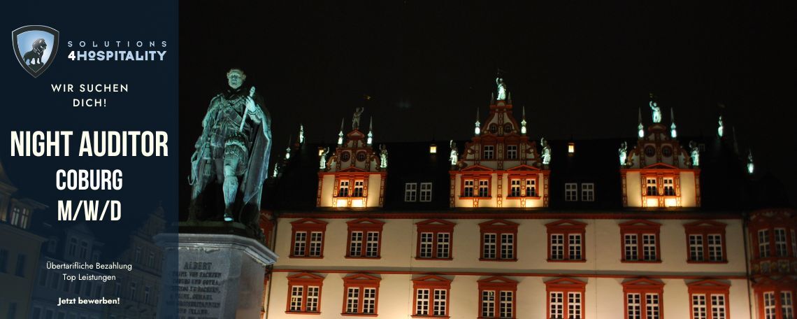 Night Auditor im Hotel in Coburg in Teilzeit (m/w/d), 1. Bild