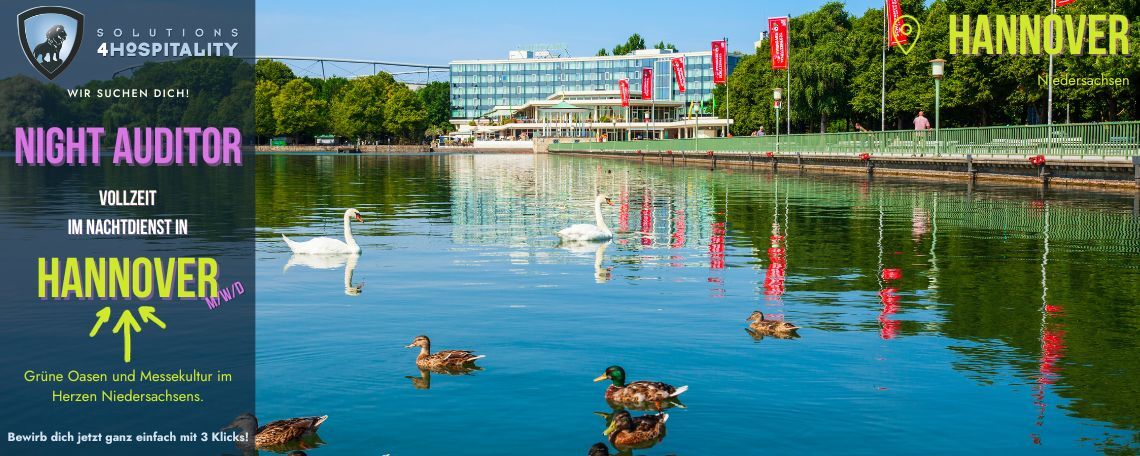Night Auditor (m/w/d) in Hannover in Teilzeit (80 Std./Monat), 1. Bild