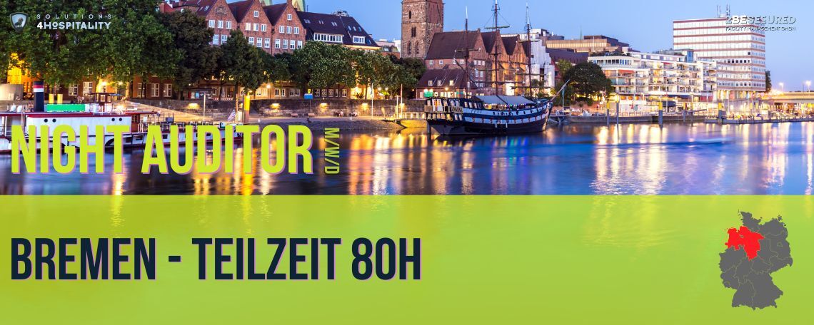 Night Auditor (m/w/d) in Bremen (Teilzeit 80h), 1. Bild