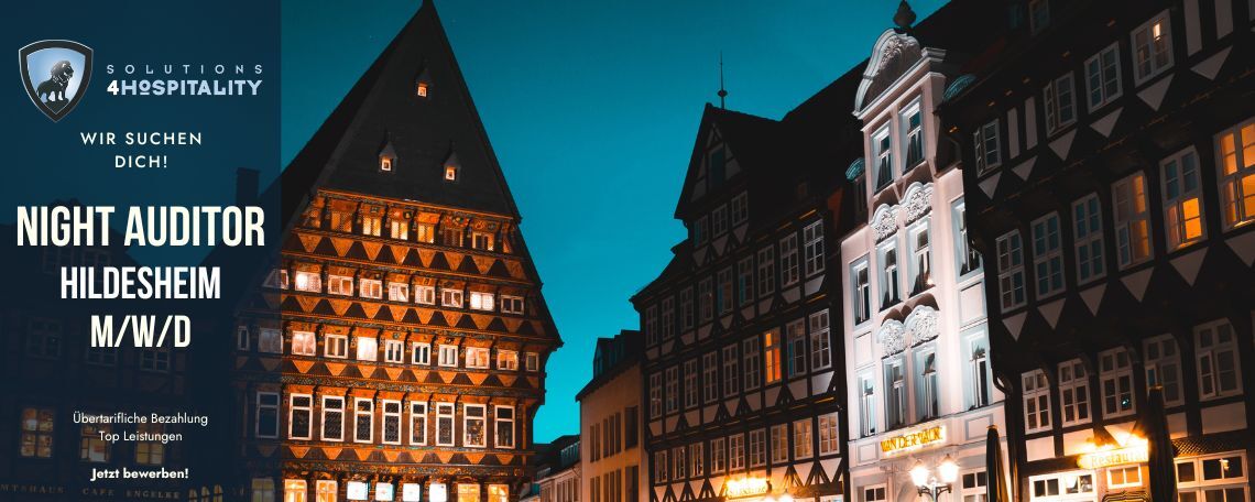 Night Auditor im Hotel in Hildesheim (m/w/d) in Teilzeit (80 Std./Monat), 1. Bild